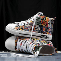 Unisex Sneakers Classic Graffiti Lace-up High top