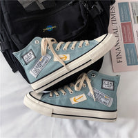 Men's  High top  Sneakers Travel Lovers Skateboard