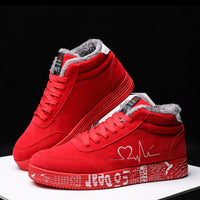 Red Winter Boots Women Sneakers