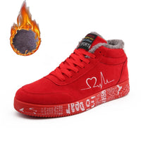 Red Winter Boots Women Sneakers