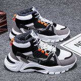 Men Casual Shoes High Top Sneakers