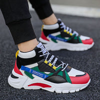 Men Casual Shoes High Top Sneakers