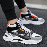 Men Casual Shoes High Top Sneakers