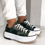 Women's Sneaker Camouflage Low Rise