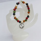 Colorful Wood Beaded Stretch Bracelets